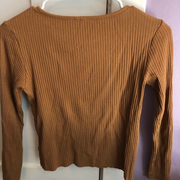 Burnt Orange Sweater/Long Sleeve - Picture 2 of 3